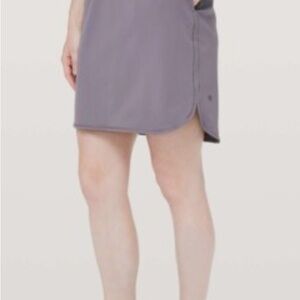 Lululemon On The Fly Skirt Gray